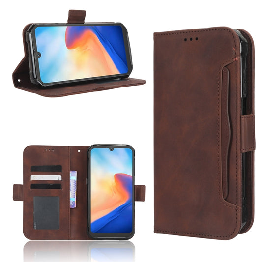 For Blackview BV7200 Skin Feel Calf Texture Card Slots Leather Phone Case(Brown) - More Brand by buy2fix | Online Shopping UK | buy2fix