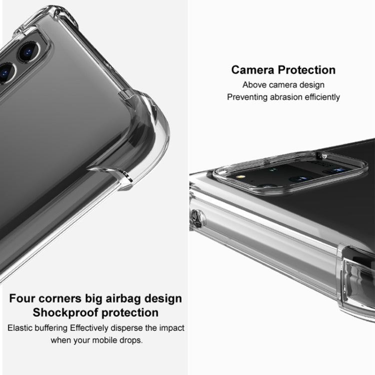 For Motorola Moto G73 5G imak Shockproof Airbag TPU Phone Case(Transparent) - Motorola Cases by imak | Online Shopping UK | buy2fix