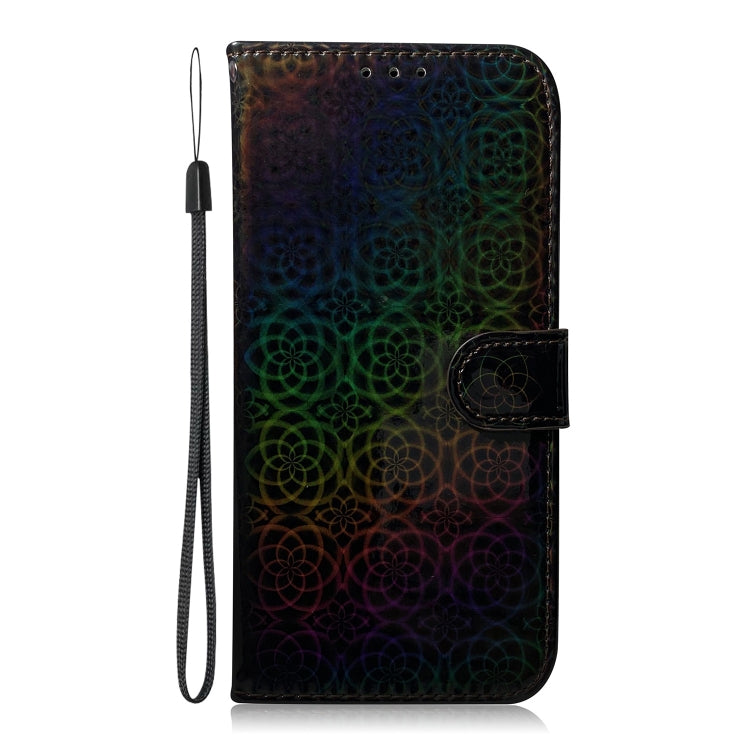 For OnePlus 11 Colorful Magnetic Buckle Leather Phone Case(Black) - OnePlus Cases by buy2fix | Online Shopping UK | buy2fix