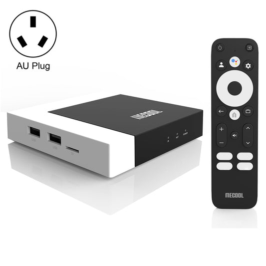 MECOOL KM7 Plus Android 11 Smart TV Set Top Box, Amlogic S905Y4 Quad Core, 2GB+16GB, Plug Type:AU Plug - Amlogic S905 by MECOOL | Online Shopping UK | buy2fix