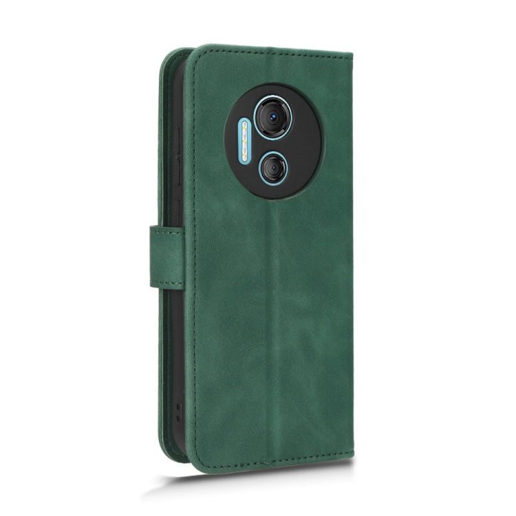 For Doogee X97 / X97 Pro Skin Feel Magnetic Flip Leather Phone Case(Green) - Doogee Cases by buy2fix | Online Shopping UK | buy2fix