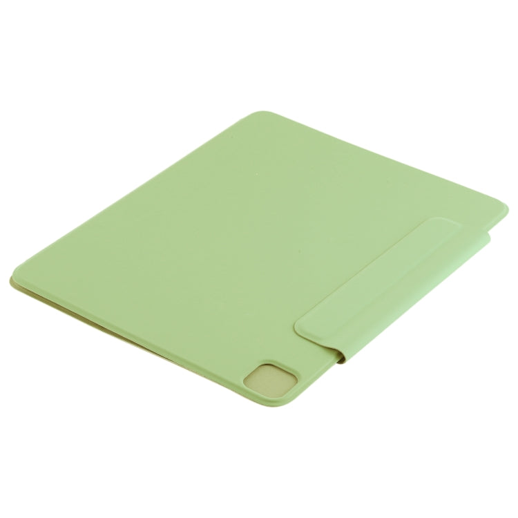 For iPad Air 13 2024 / Pro 12.9 2020 Active Buckle Magnetic PU Leather Tablet Case With Holder & Sleep / Wake-up Function(Light Green) - iPad Pro 12.9 (2020) Cases by buy2fix | Online Shopping UK | buy2fix