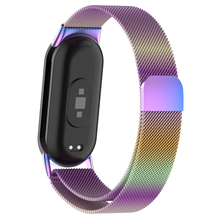 For Xiaomi Mi Band 8 Milanese Metal Watch Band(Colorful) - Watch Bands by buy2fix | Online Shopping UK | buy2fix