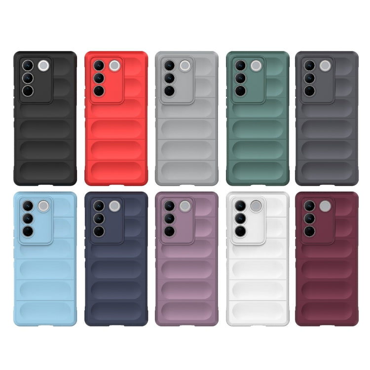 For vivo S16 Pro 5G Magic Shield TPU + Flannel Phone Case(Red) - vivo Cases by buy2fix | Online Shopping UK | buy2fix