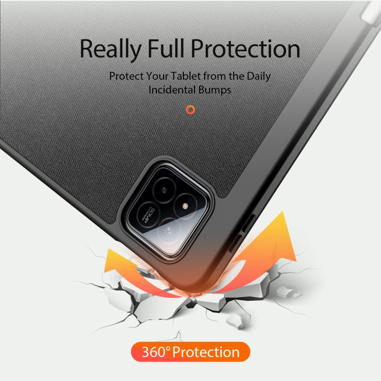 For Xiaomi Pad 7 / 7 Pro DUX DUCIS Domo Series Magnetic Flip Leather Tablet Case(Black) - More Tablet Cases by DUX DUCIS | Online Shopping UK | buy2fix