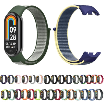 For Xiaomi Mi Band 8 Loop Nylon Watch Band(Rainbow) - Watch Bands by buy2fix | Online Shopping UK | buy2fix