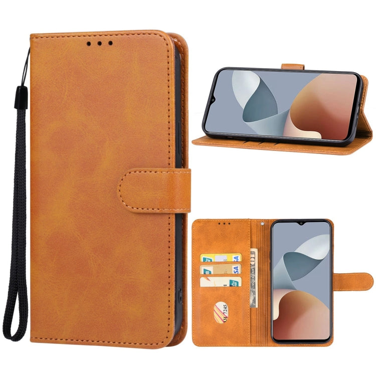 For ZTE Blade A73 4G/Blade V50 Smart/Axon 50 Lite Leather Phone Case(Brown) - ZTE Cases by buy2fix | Online Shopping UK | buy2fix