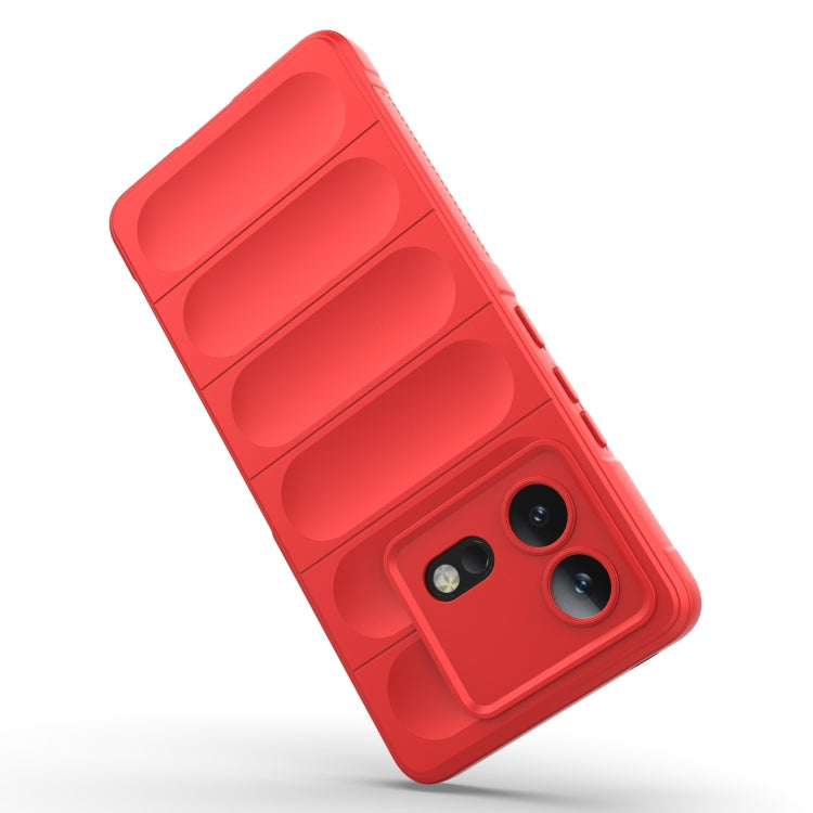 For vivo iQOO Neo8 Magic Shield TPU + Flannel Phone Case(Purple) - vivo Cases by buy2fix | Online Shopping UK | buy2fix