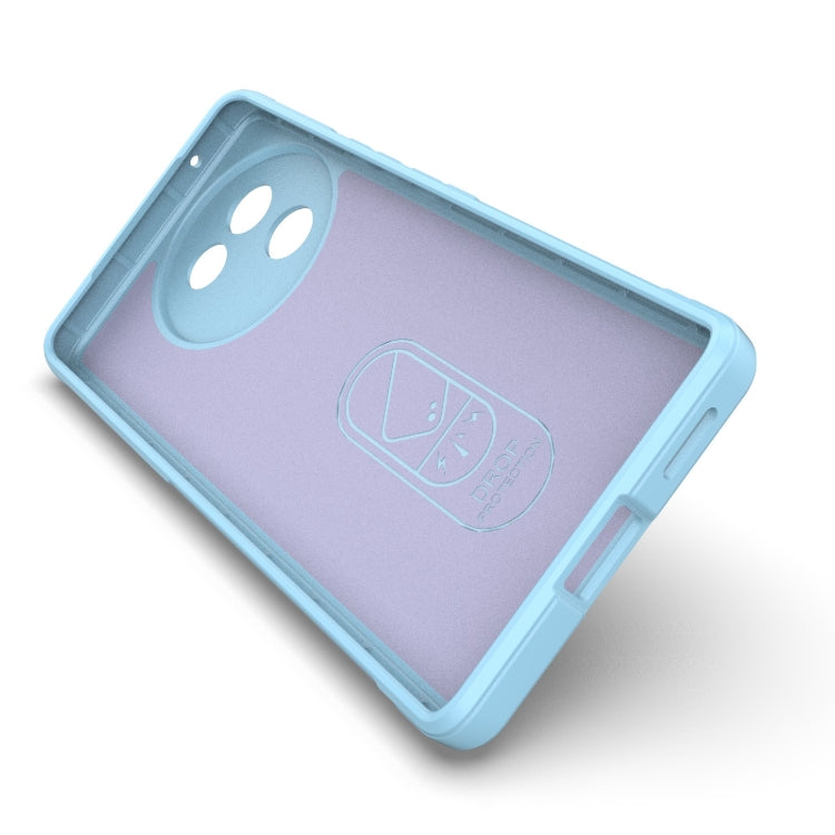 For vivo V30e 5G Global Magic Shield TPU + Flannel Phone Case(Grey) - vivo Cases by buy2fix | Online Shopping UK | buy2fix