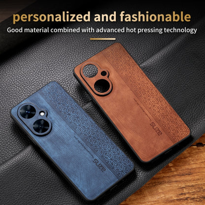 For Huawei Maimang 20 AZNS 3D Embossed Skin Feel Phone Case(Black) - Huawei Cases by AZNS | Online Shopping UK | buy2fix