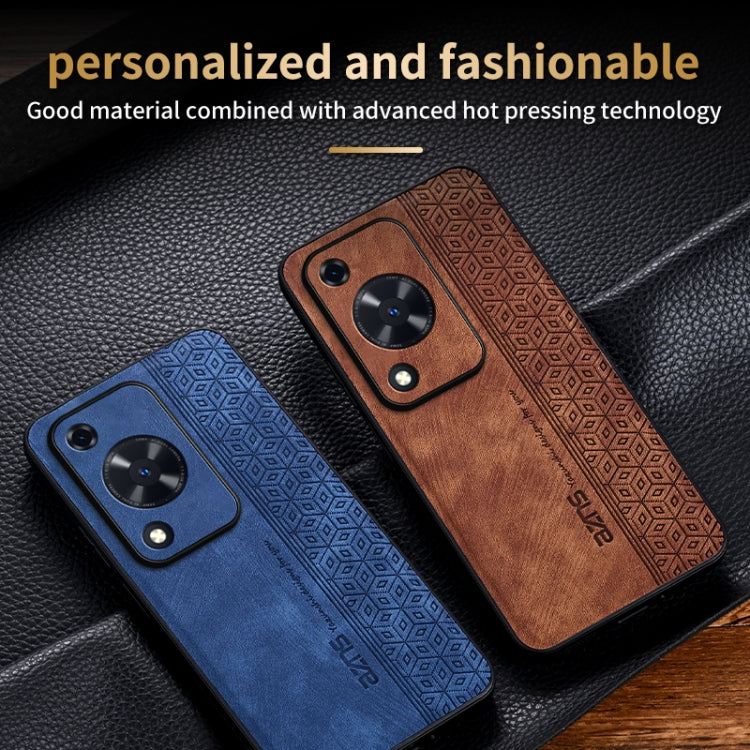 For Huawei Enjoy 70 AZNS 3D Embossed Skin Feel Phone Case(Purple) - Huawei Cases by AZNS | Online Shopping UK | buy2fix