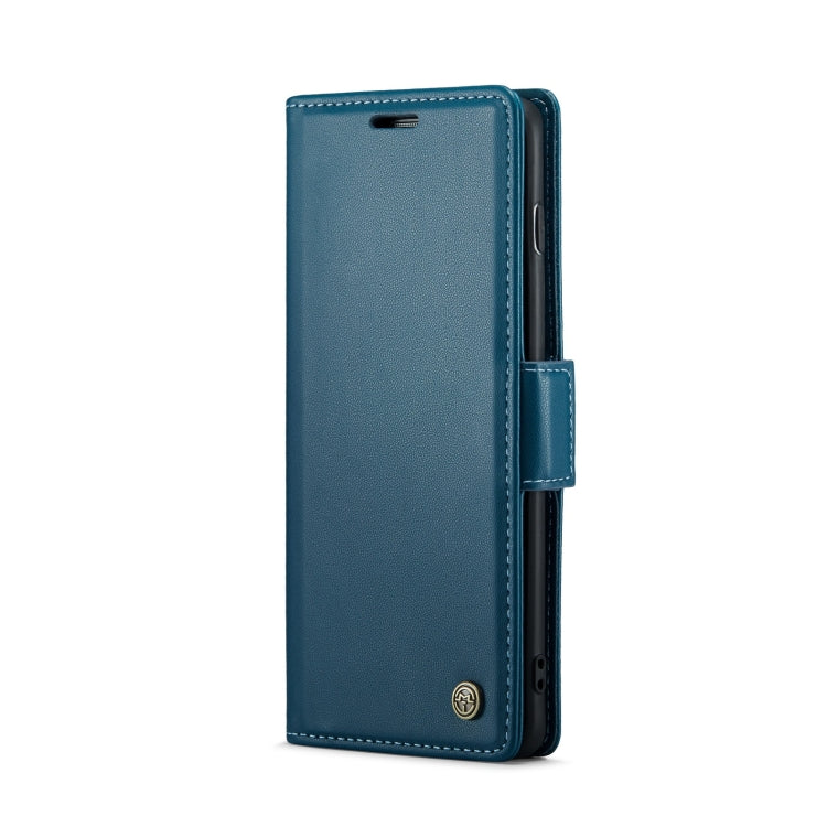 For Samsung Galaxy S10 CaseMe 023 Butterfly Buckle Litchi Texture RFID Anti-theft Leather Phone Case(Blue) - Galaxy Phone Cases by CaseMe | Online Shopping UK | buy2fix