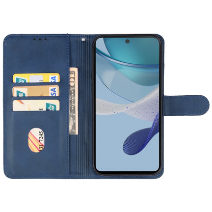 For Motorola Moto G53j Leather Phone Case(Blue) - Motorola Cases by buy2fix | Online Shopping UK | buy2fix