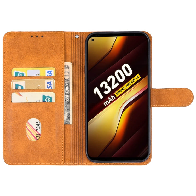 For Ulefone Armor X13 Leather Phone Case(Brown) - Ulefone Cases by buy2fix | Online Shopping UK | buy2fix