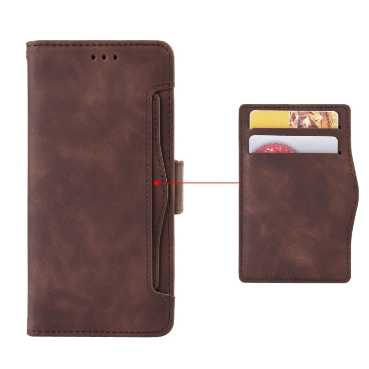 For Xiaomi Redmi K70 / K70 Pro 5G Skin Feel Calf Texture Card Slots Leather Phone Case(Brown) - K70 Pro Cases by buy2fix | Online Shopping UK | buy2fix