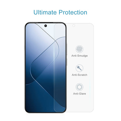 For Xiaomi 14 10pcs 0.26mm 9H 2.5D Tempered Glass Film - 14 Tempered Glass by buy2fix | Online Shopping UK | buy2fix