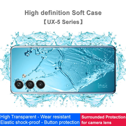 For Samsung Galaxy S23 FE 5G IMAK UX-5 Series Transparent Shockproof TPU Phone Case - Galaxy S23 FE 5G Cases by imak | Online Shopping UK | buy2fix