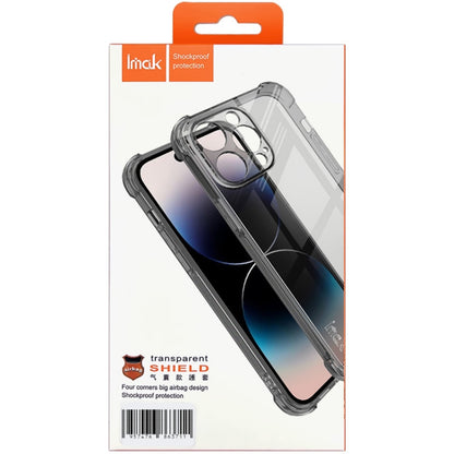 For Xiaomi Redmi K60 Ultra 5G imak Shockproof Airbag TPU Phone Case(Transparent Black) - Redmi K60 Ultra Cases by imak | Online Shopping UK | buy2fix