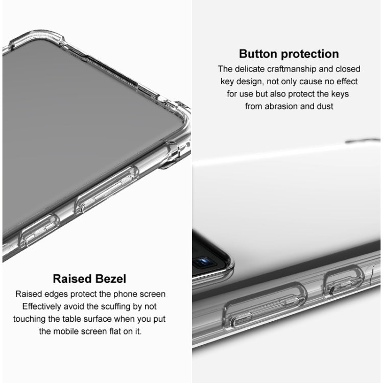 For Xiaomi Redmi 13C 4G / Poco C65 4G imak Shockproof Airbag TPU Phone Case(Transparent) - 13C Cases by imak | Online Shopping UK | buy2fix