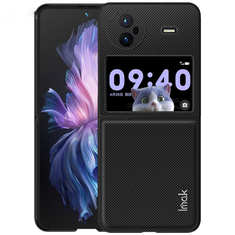 For vivo X Flip imak Ruiyi Series Carbon Fiber PU + PC Phone Case - vivo Cases by imak | Online Shopping UK | buy2fix