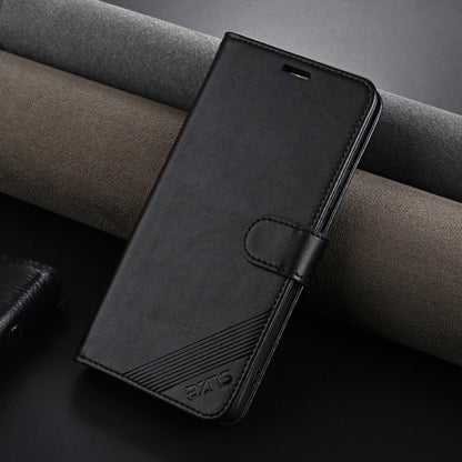 For Honor 200 AZNS Sheepskin Texture Flip Leather Phone Case(Black) - Honor Cases by AZNS | Online Shopping UK | buy2fix