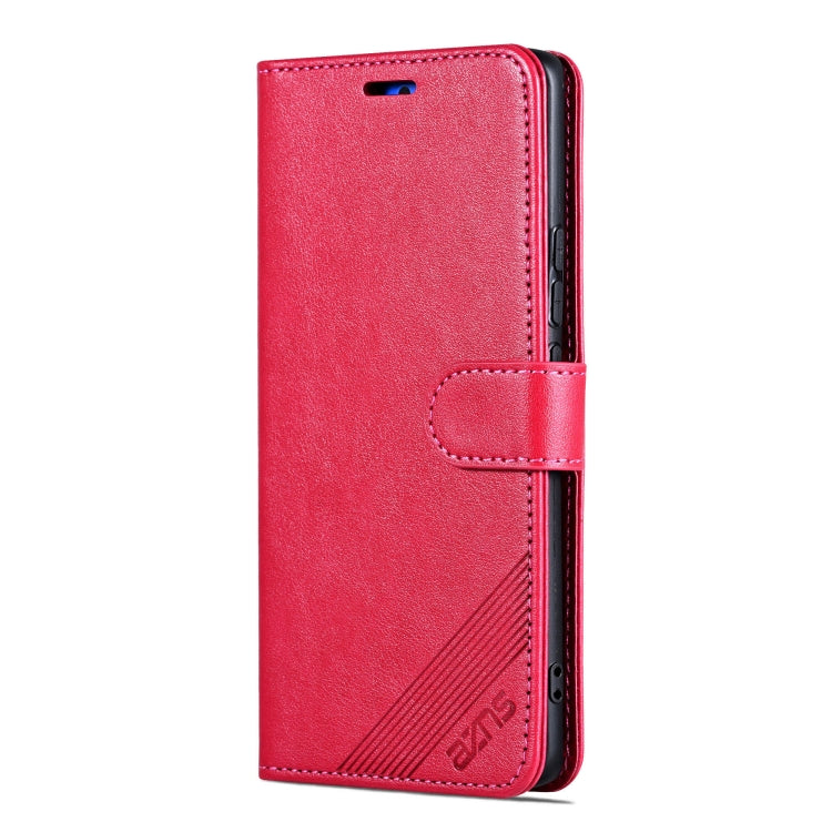 For Honor 300 AZNS Sheepskin Texture Flip Leather Phone Case(Red) - Honor Cases by AZNS | Online Shopping UK | buy2fix