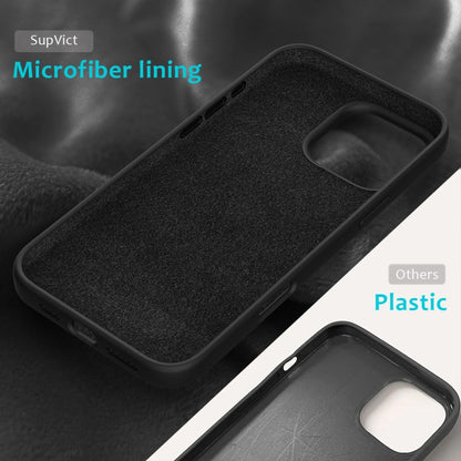 For iPhone 16 Pro Solid Color Silicone Phone Case(Black) - More iPhone Cases by buy2fix | Online Shopping UK | buy2fix