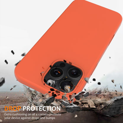 For iPhone 16 Pro Shockproof Silicone Magsafe Phone Case(Gold Orange) - iPhone 16 Pro Cases by buy2fix | Online Shopping UK | buy2fix