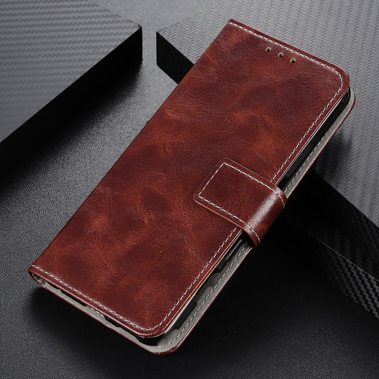 For iPhone 16 Pro Max Retro Crazy Horse Texture Horizontal Flip Leather Phone Case(Brown) - iPhone 16 Pro Max Cases by buy2fix | Online Shopping UK | buy2fix