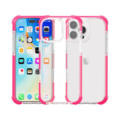 For iPhone 16 Pro Max Four-corner Shockproof TPU + Acrylic Phone Case(Pink) - iPhone 16 Pro Max Cases by buy2fix | Online Shopping UK | buy2fix