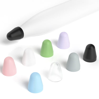 For Xiaomi Stylus Pen 2 8pcs / Set Silicone Wear-resistant Stylus Nib Cover(White) - Pencil Accessories by buy2fix | Online Shopping UK | buy2fix