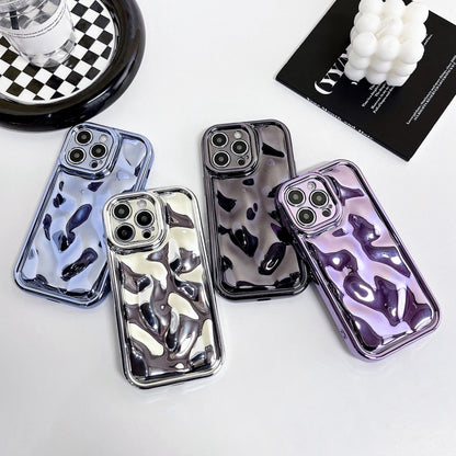 For iPhone 16 Pro Max Electroplating Meteorite Texture TPU Phone Case(Silver) - iPhone 16 Pro Max Cases by buy2fix | Online Shopping UK | buy2fix