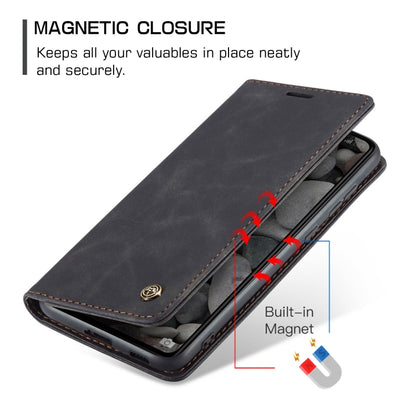 For Xiaomi Redmi Note 13 Pro 5G CaseMe 013 Multifunctional Horizontal Flip Leather Phone Case(Black) - Xiaomi Cases by CaseMe | Online Shopping UK | buy2fix