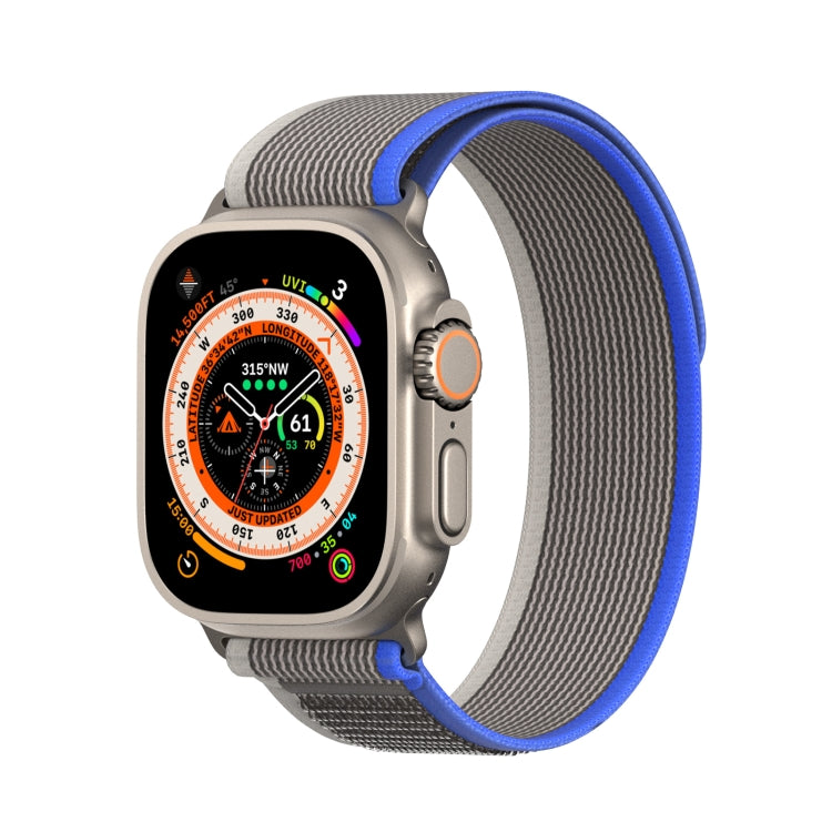 For Apple Watch SE 40mm DUX DUCIS YJ Series Nylon Watch Band(Blue) - Watch Bands by DUX DUCIS | Online Shopping UK | buy2fix