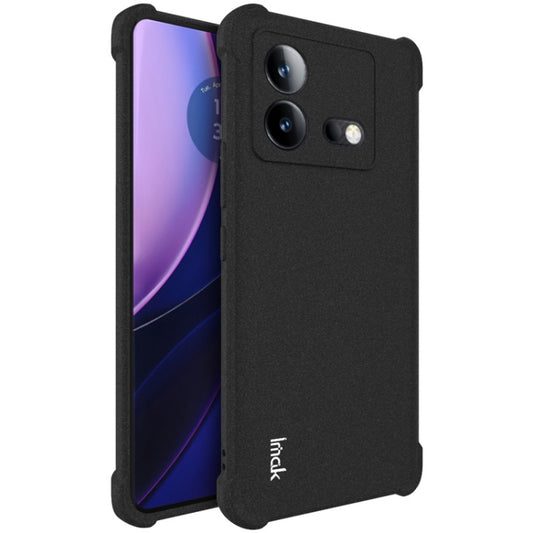 For vivo iQOO Neo8 5G / Neo8 Pro 5G imak Shockproof Airbag TPU Phone Case(Matte Black) - vivo Cases by imak | Online Shopping UK | buy2fix