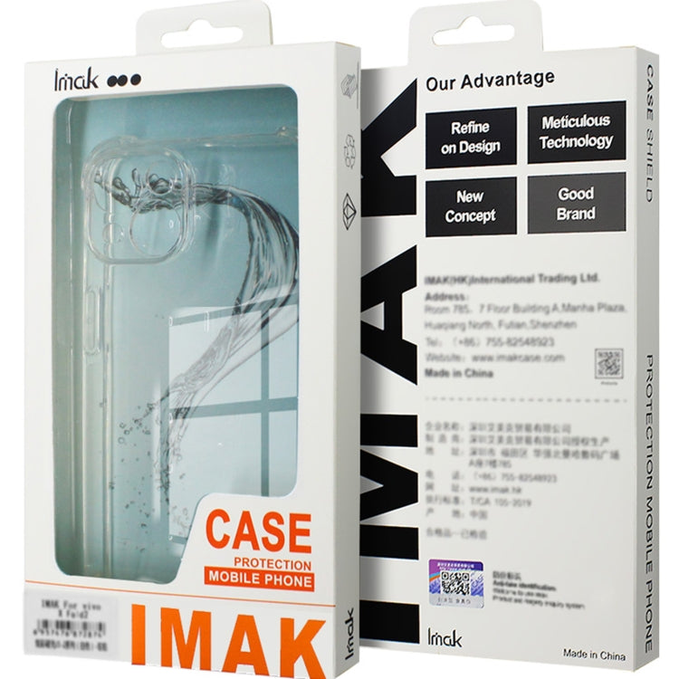 For Huawei Pura 70 Pro / 70 Pro+ imak Shockproof Airbag TPU Phone Case(Transparent) - Huawei Cases by imak | Online Shopping UK | buy2fix