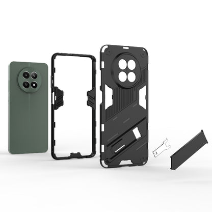 For Realme 12 5G Global Punk Armor 2 in 1 PC + TPU Phone Case with Holder(White) - Realme Cases by buy2fix | Online Shopping UK | buy2fix