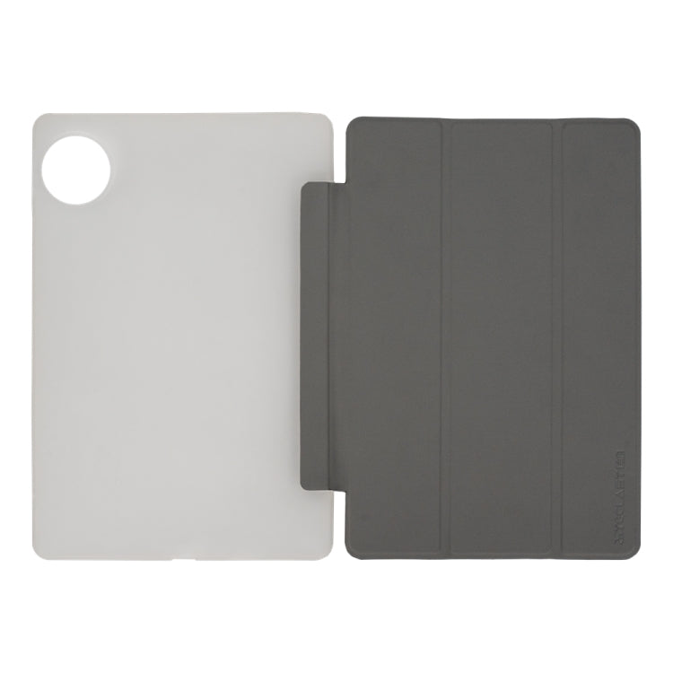 For Teclast P50 3-Fold Holder Folio Leather Tablet Smart Case(Grey) - Teclast by TECLAST | Online Shopping UK | buy2fix