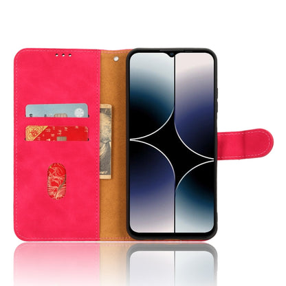 For Ulefone Note 16 Pro Skin Feel Magnetic Flip Leather Phone Case(Rose Red) - Ulefone Cases by buy2fix | Online Shopping UK | buy2fix