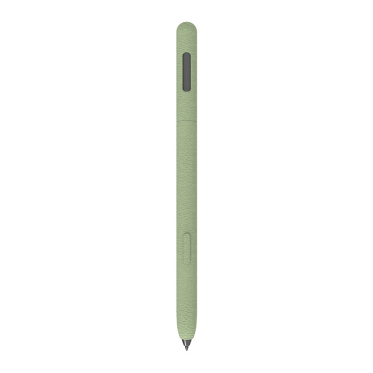 For Samsung Galaxy Tab S7 LOVE MEI Frosted Leather Texture Silicone Protective Pen Case(Green) - Pencil Accessories by LOVE MEI | Online Shopping UK | buy2fix
