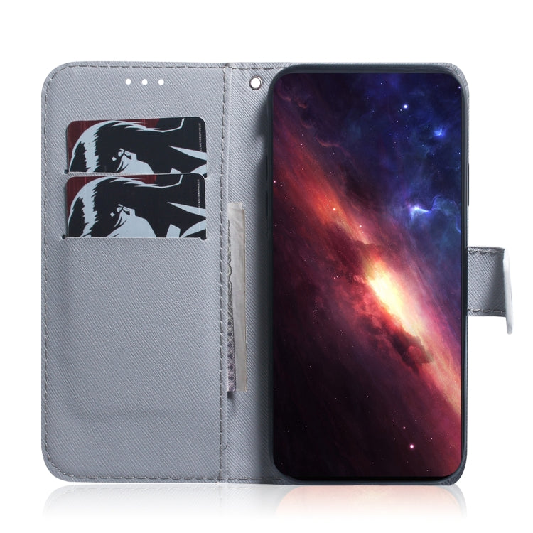 For OPPO Reno11 Global Coloured Drawing Flip Leather Phone Case(Oil Painting Owl) - Reno11 Cases by buy2fix | Online Shopping UK | buy2fix