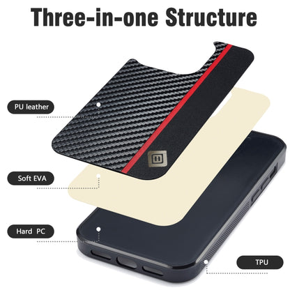 For Google Pixel Fold LC.IMEEKE 3 in 1 Carbon Fiber Texture Shockproof Phone Case(Black) - Google Cases by LC.IMEEKE | Online Shopping UK | buy2fix