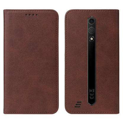 For Ulefone Armor X12 Magnetic Closure Leather Phone Case(Brown) - Ulefone Cases by buy2fix | Online Shopping UK | buy2fix