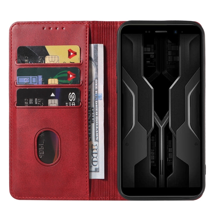 For Ulefone Armor X12 Magnetic Closure Leather Phone Case(Red) - Ulefone Cases by buy2fix | Online Shopping UK | buy2fix