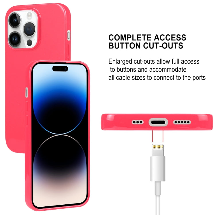 For iPhone 15 Pro Max GOOSPERY PEARL JELLY Shockproof TPU Phone Case(Rose Red) - iPhone 15 Pro Max Cases by GOOSPERY | Online Shopping UK | buy2fix