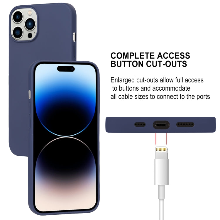 For iPhone 15 Pro Max GOOSPERY SOFT FEELING Liquid TPU Soft Phone Case(Dark Blue) - iPhone 15 Pro Max Cases by GOOSPERY | Online Shopping UK | buy2fix