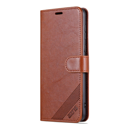 For Huawei Mate 60 Pro AZNS Sheepskin Texture Flip Leather Phone Case(Brown) - Huawei Cases by AZNS | Online Shopping UK | buy2fix