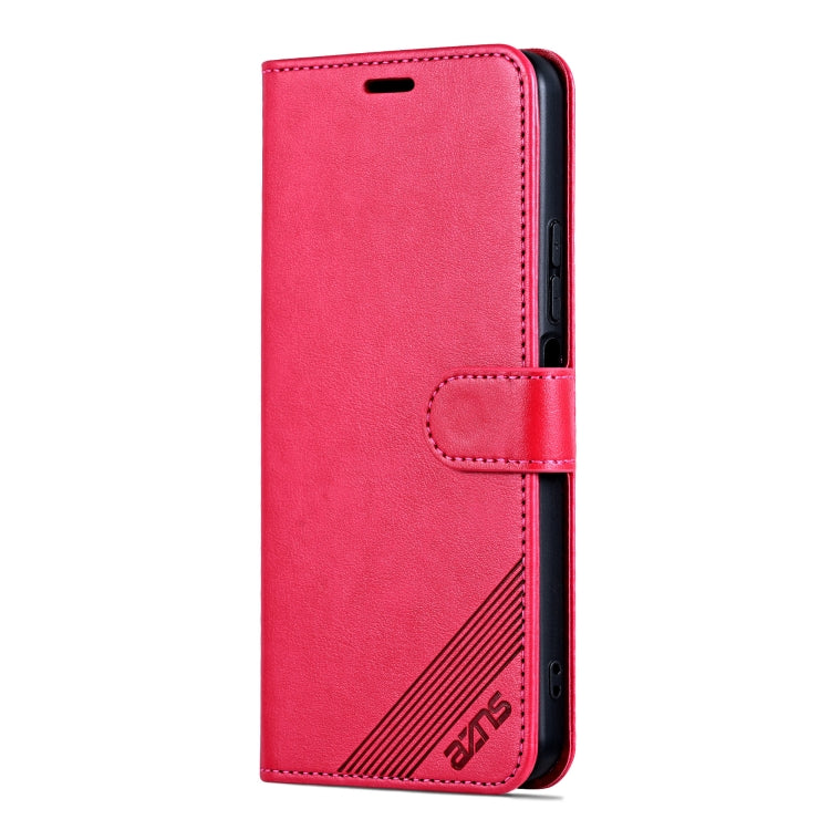 For Huawei Mate 70 AZNS Sheepskin Texture Flip Leather Phone Case(Red) - Huawei Cases by AZNS | Online Shopping UK | buy2fix