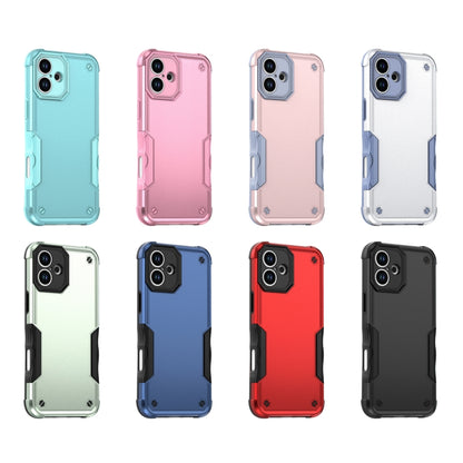 For iPhone 16 Non-slip Shockproof Armor Phone Case(Blue) - iPhone 16 Cases by buy2fix | Online Shopping UK | buy2fix