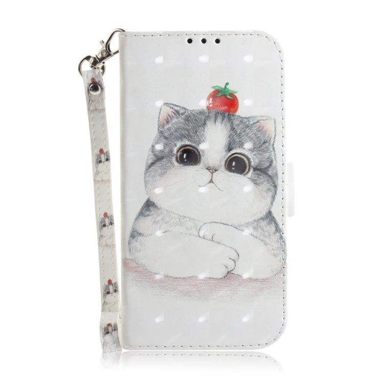 For OnePlus 13 3D Colored Horizontal Flip Leather Phone Case(Cute Cat) - OnePlus Cases by buy2fix | Online Shopping UK | buy2fix